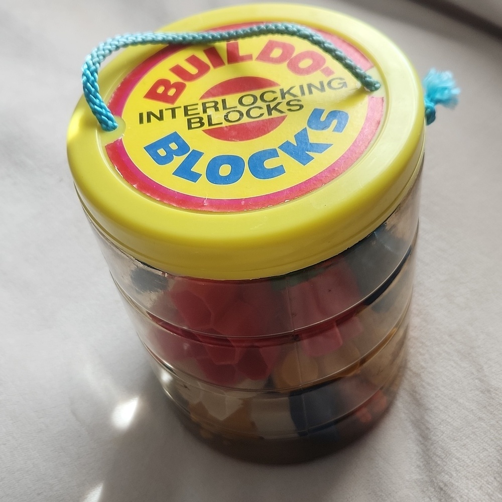Vintage Buildo Blocks Interlocking Blocks